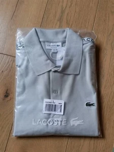 ❗*ungetragen* Lacoste Strickshirt/Poloshirt Gr. M / 50 hellgrau - Bild 1 von 9