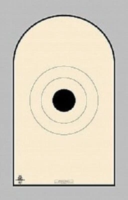AMERICAN TARGET AP-2 NRA Official 50 Ft. Action Pistol (100) Tagboard