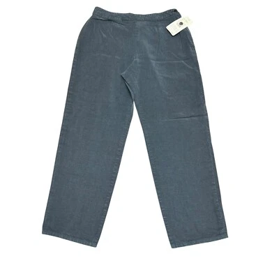 Pantalones Sigrid Olsen Tencel Gris Carbón Mujer Talla 8p Lagenlook NUEVO Foto 1 de 4