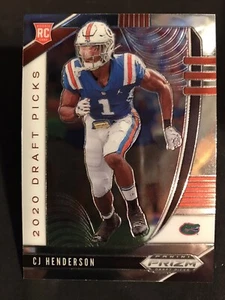 CJ Henderson RC 2020 Panini Prizm Draft Picks #157 NCAA Florida Gators CB - Picture 1 of 2