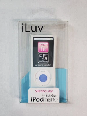 iLuv iCC302 White Silicone Soft Case for Apple iPod 5th Generation Nano - Image 1 of 2