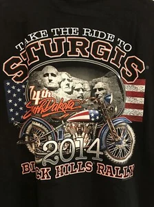 Harley Davidson 74th Sturgis Rally T-Shirt XL Bj 2014 neu mit Etikett - Bild 1 von 5