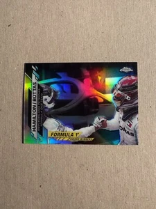 2020 Topps Chrome F1 Lewis Hamilton Refractor Card #196 Mercedes-AMG - Picture 1 of 2