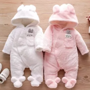 Baby Neugeborene Mädchen Strampler Set | kinder Jungen Overall Winter Kleidung - Bild 1 von 11