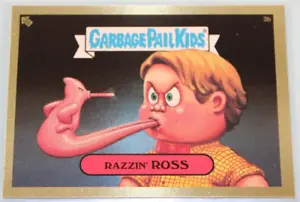 GARBAGE PAIL KIDS  2004 ANS 3 "GOLD" Card #3b "RAZZIN ROSS" - Picture 1 of 5