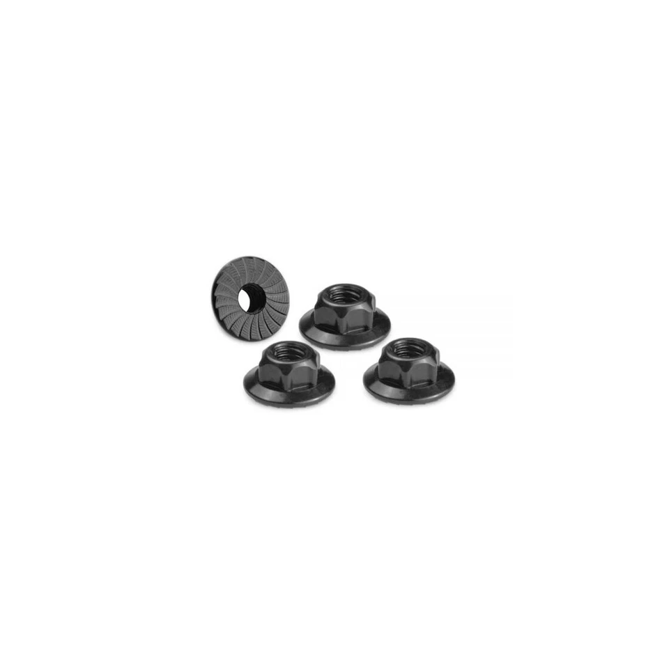 Jconcepts 4mm large flange serrated locknut - black (fits, B6, B5, TLR, Xray, Se - Bild 1 von 1