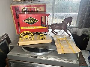 Vintage Marx toys 1960 A & P Tea Co. Horse Drawn Wagon HTF NOS w Box & sheet