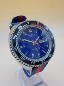 Vintage Seiko Rallye Automatic - blaues Zifferblatt Herrenuhr - Bild 1 von 8