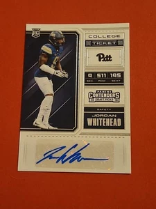 🏈JORDAN WHITEHEAD BUCCANEERS 2018 CONTENDERS DRAFT PICKS AUTO RC #256 - Picture 1 of 2