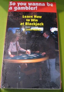 SO YOU WANNA BE A GAMBLER! LEARN HOW TO WIN AT BLACKJACK VHS 1995 JOHN PATRICK - Picture 1 of 2