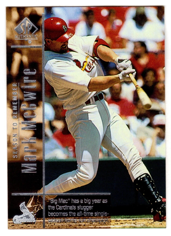 1999 SP AUTHENTIC #121 MARK McGWIRE SP #1246/2700 - Image 1 of 1