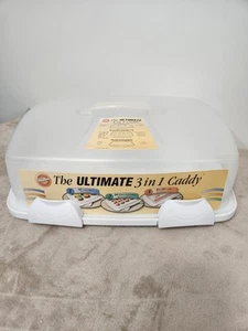 Wilton The ULTIMATE 3 In 1 Caddy for Cakes & Cupcakes - NEW - Made In The USA  - Picture 1 of 13