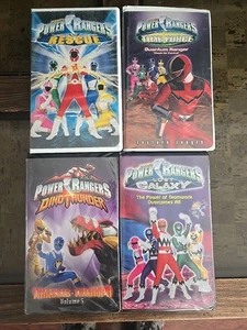 Power Rangers VHS Bundle Of 4 Movies - Picture 1 of 2