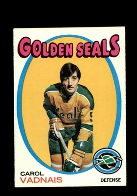 1971-72 Topps #46 Carol Vadnais California Golden Seals EX - Image 1 of 2