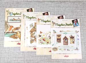 Marjolein Bastin Lanarte Cross Stitch Charts Birds Butterflies Floral LOT of 4 - Picture 1 of 11