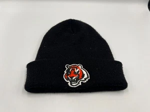 Cincinnati Bengals NFL Football Beanie Knit Winter Hat Tiger Logo Adult 8.5" - Picture 1 of 6