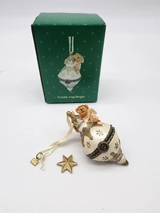 Boyds Bears Adorno de Navidad Caja de baratijas Twinkle Angelbright Star Caja de baratijas - Imagen 1 de 6