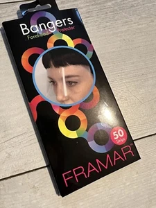 Framar Bangers Forehead Protector Color Stains And Scissors 50 Strips - Picture 1 of 3