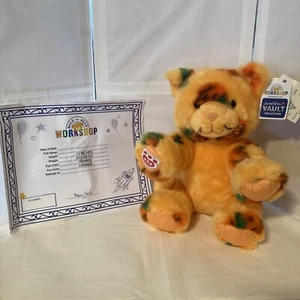 NWT RARE LIMITED EDITION Build A Bear PUMPKIN KITTY BAB Vault Orange Halloween - Picture 1 of 10