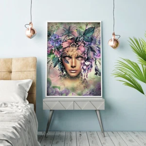 5D fai da te bellezza diamante quadrato pittura diamante strass artigianale (WT8 - Foto 1 di 9