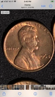 1964 NMM 1€ Uncirculated  - Image 1 of 2