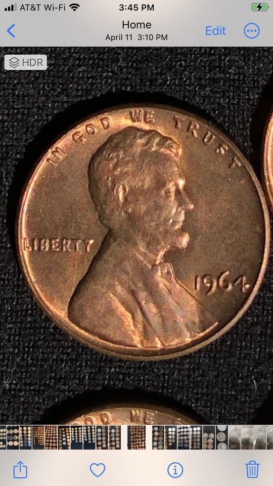1964 NMM 1€ Uncirculated  - Image 1 of 2