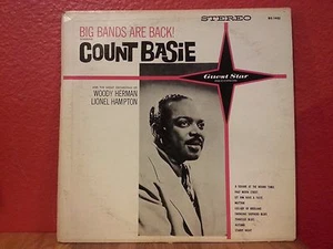 BIG BANDS ARE BACK COUNT BASIE LP RECORD VG MONO GUEST STAR G-1402 - Foto 1 di 2