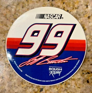 JEFF BURTON #99 NASCAR License 3” Round Sticker ROUSH FENWAY MADE IN USA - Picture 1 of 1