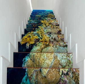 3D Mysterious G070 Stair Risers Decoration Photo Mural Vinyl Decal Wallpaper E - Picture 1 of 6
