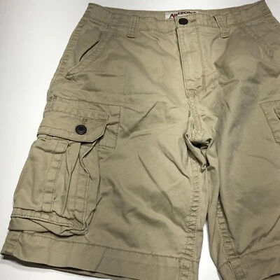 Arizona Jeans Shorts Mens Size 30 Tan Cargo Outdoors Weathered Broken In - Image 1 of 4