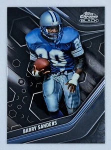 2024 Topps Composite Football BARRY SANDERS Chrome Black Detroit Lions HOF #118 - Bild 1 von 3