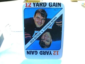 Insertos de juego Topps 1971 (fútbol) #1 Dick Butkus (87149) - Imagen 1 de 2