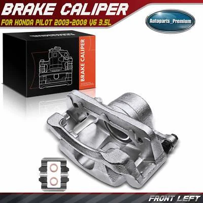 Pinza de freno de disco con soporte para Honda Pilot 2003-2008 lado del conductor delantero izquierdo Foto 1 de 4