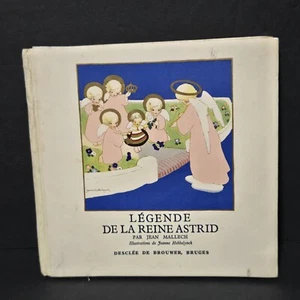 VERY RARE 1936 Belgian Book "Legend of Queen Astrid" ANTIQUE ~None In the U.S.A - Picture 1 of 17