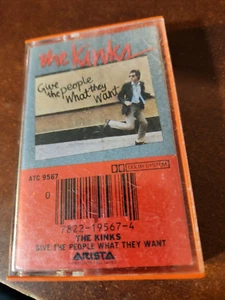 THE KINKS GIVE THE PEOPLE WHAT THEY WANT CASSETTE TAPE - Picture 1 of 2