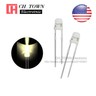 100pcs 3mm Transparent LED Water Clear Warm White Light Diodes Round Top