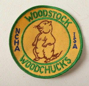 Woodstock Patch (R4A) Woodchucks (JSF6) Panno NCHA ISA Camper ed Escursionisti - Foto 1 di 4