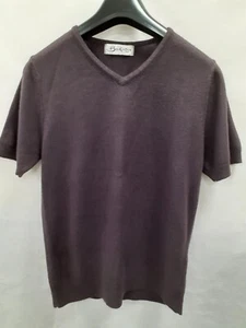 Berkertex Maroon Short Sleeved Pullover Jumper Size 10/12 - Picture 1 of 5