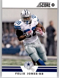 2012 Score Felix Jones NFL PWE tarjeta base Cowboys #91 - Imagen 1 de 2