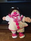 Vintage Cabbage Patch Kids Doll Brown Hair with Pink Clown Outfit Circus Kids