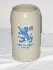LÖWENBRÄU München - älterer  3 Liter Steinkrug - triple Maßkrug - Bild 1 von 2