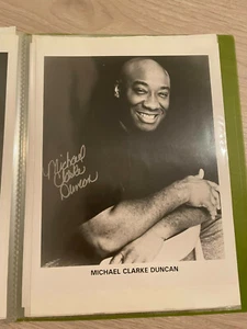 MICHEAL CLARKE DUNCAN 8x10" - Authentic signature - Picture 1 of 1