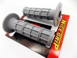 HONDA CRF125 JBS GREY HAND GRIP SET LEFT RIGHT PAIR HANDLEBAR GRIPS - Foto 1 di 4