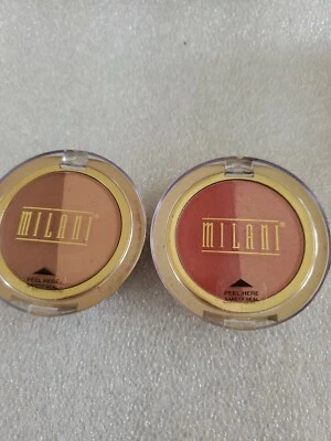 New (2) MILANI DOUBLE IMPACT BLUSH #03  #04* - Image 1 of 3