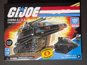 GI Joe Cobra H.I.S.S. Tank 100 Piece Construction Set - Hasbro/Forever Clever - Picture 1 of 4