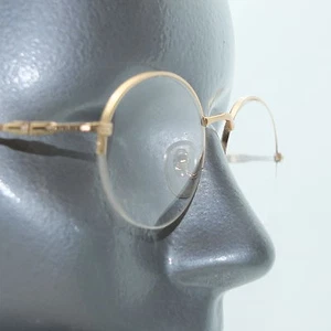 Reading Glasses +1.00 Lens Delicate Women's Style Top Frame Matte Brushed Gold - Picture 1 of 4