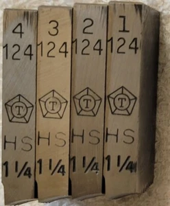 TOLEDO DIES 1-2-3-4 SET FOR 1-1/4 NPT (NOS ) - Picture 1 of 8