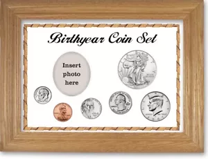 Framed Delux Birth Year Coin Gift Set, White, 2007 - Picture 1 of 5