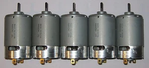 5 X Mabuchi RS-555 PH - 6V DC - 2500 RPM - High Torque - 5 Pole - Hobby Motor - Picture 1 of 6