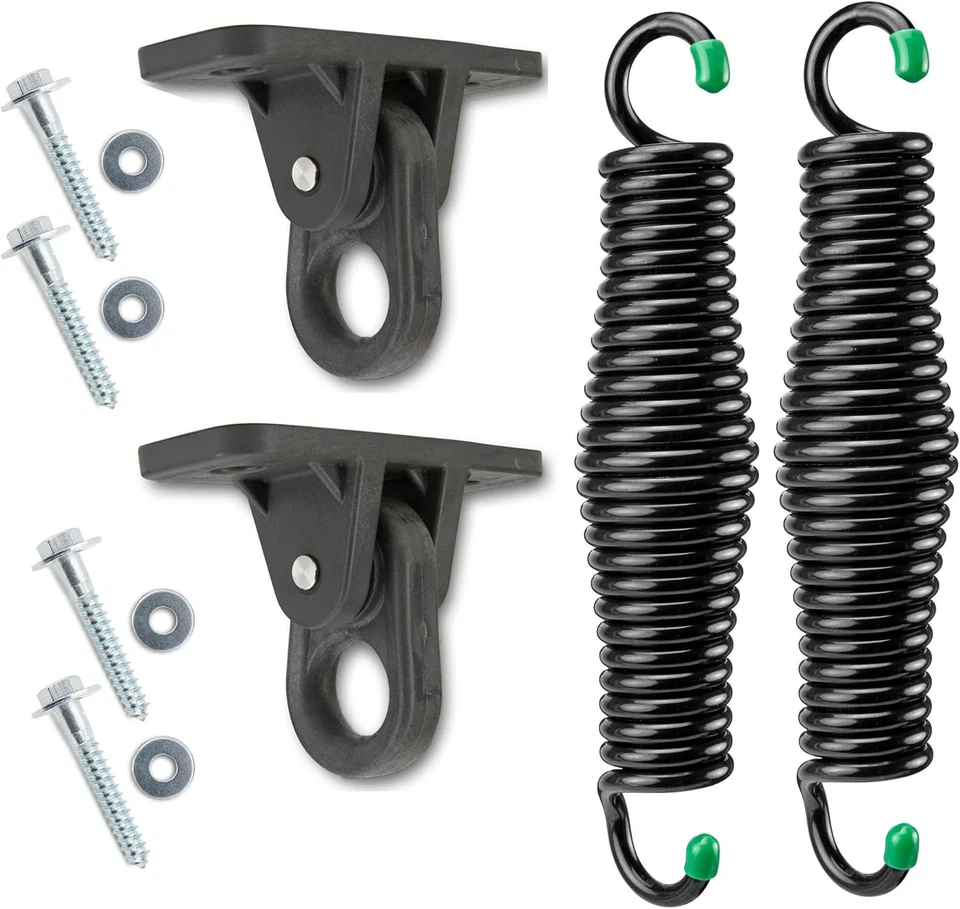 Kit colgante columpio porche SwingMate - 750 libras Capacidad - Orgullosamente Hecho en Negro  Foto 1 de 4